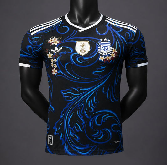 Player Version 2026 Argentina Away "Floral Edition" Special Jersey