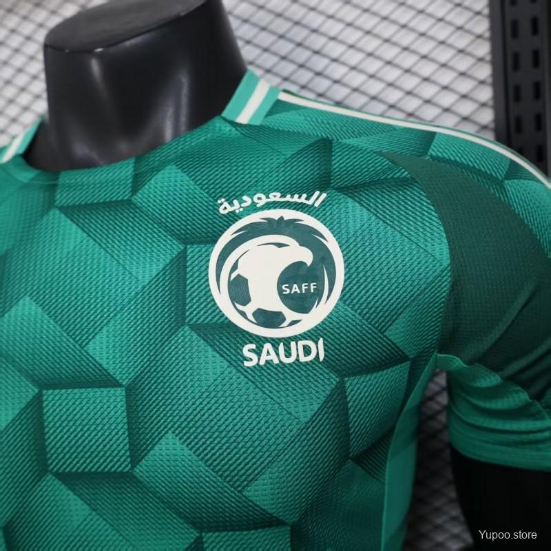 Player Version 2025 Saudi Arabia Home Jersey