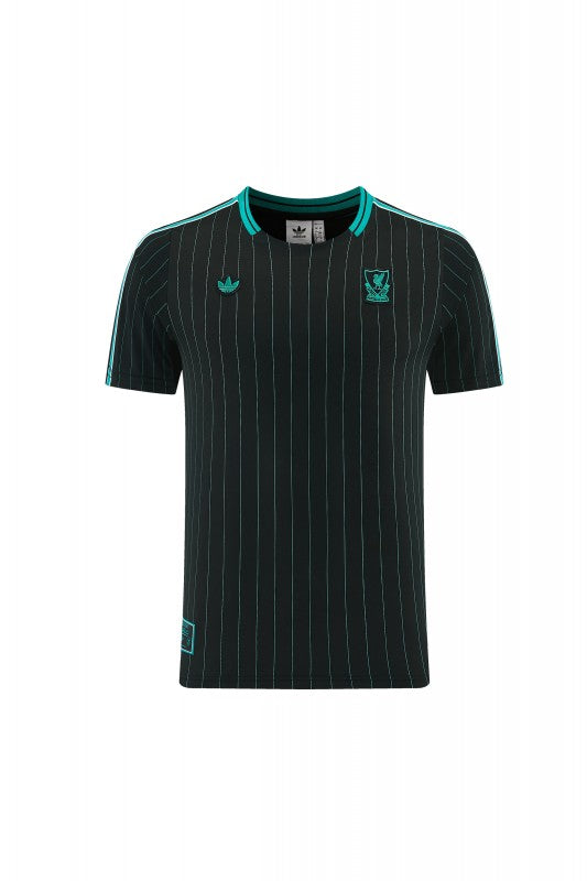 26/27 Liverpool Black Short Sleeve+Soccer Shorts