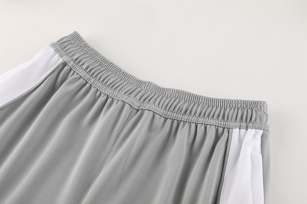 AD06 gray shorts suit S-2XL