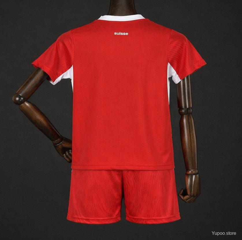 2026 Kids Switzerland World Cup Home Kit
