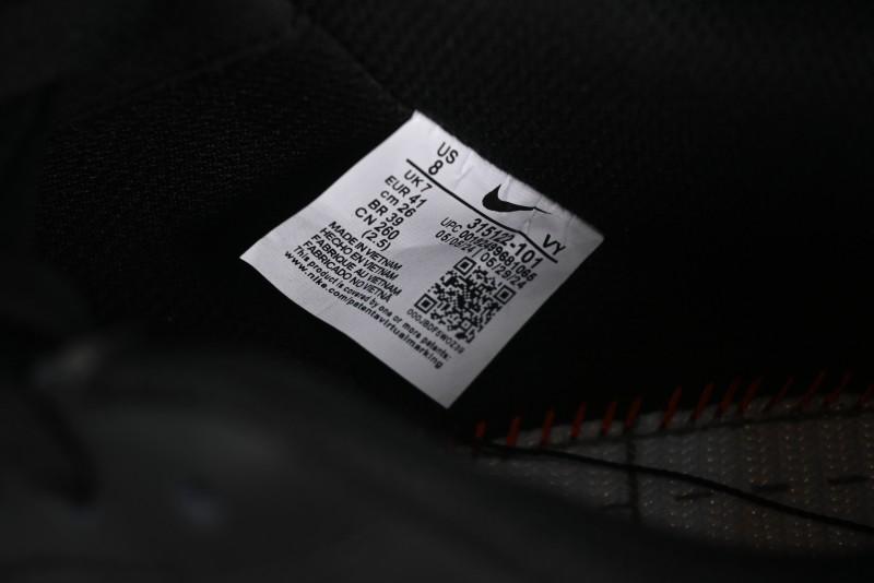 Nike Air Force 1 '07 Low LV Custom All Black Casual Sneakers - 315122-101