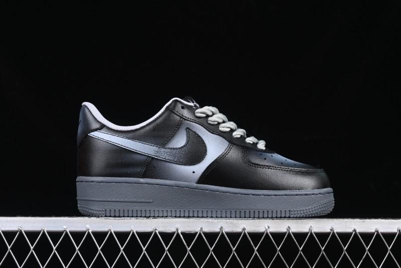 Nike Air Force 1 '07 Low Night Storm Custom Casual Sneakers for Autumn Winter - YD2425-101