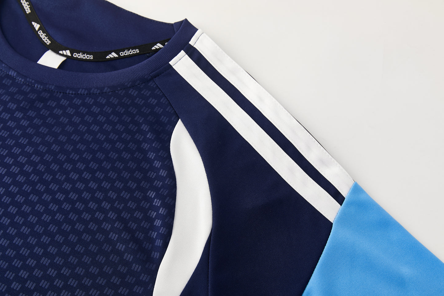 AD12 royal blue short-sleeved suit S-2XL