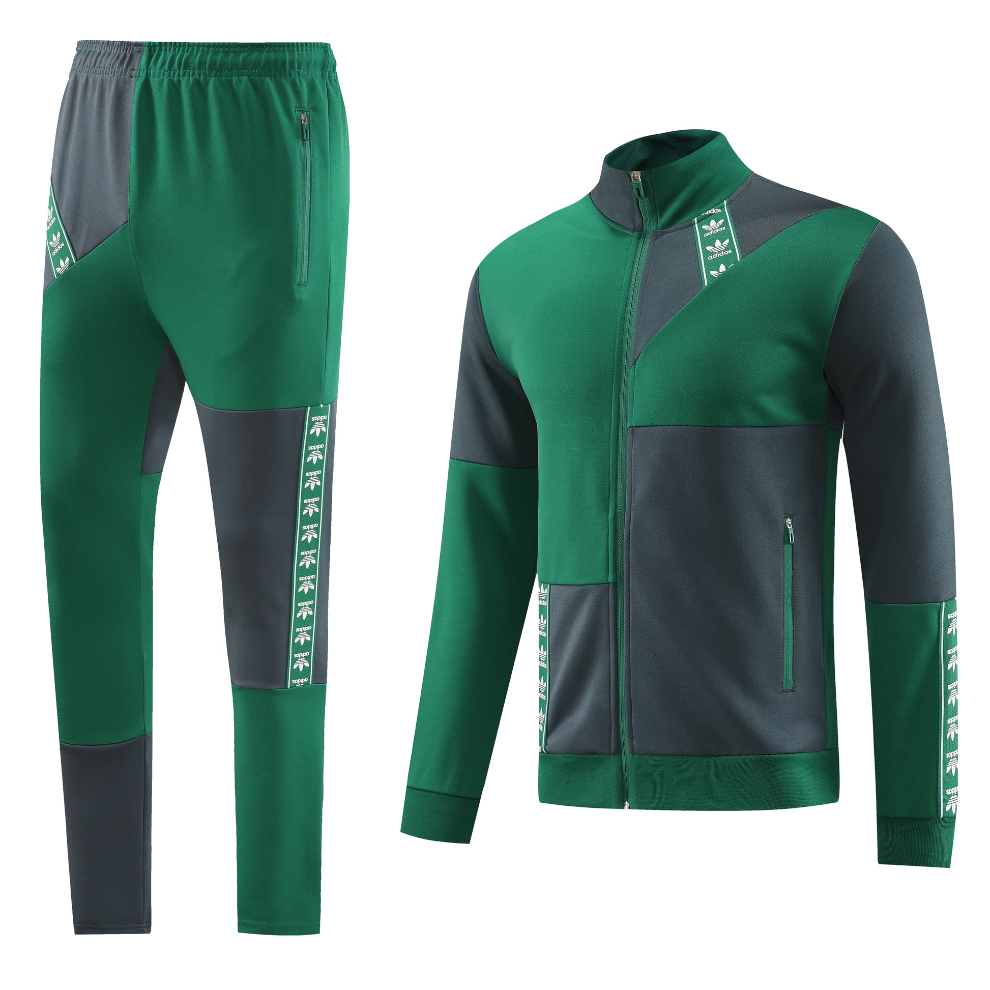 AJ12 green suit S-2XL
