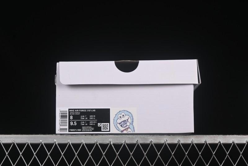 Nike Air Force 1'07 Low "Sesame Street" Custom Casual Sneakers - FB8971-080