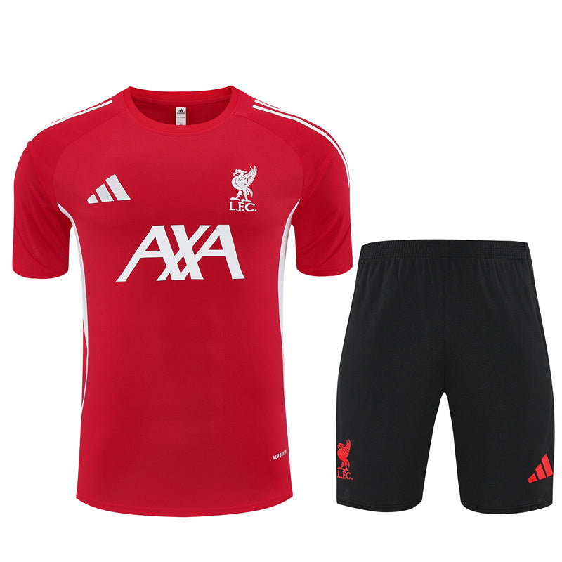25/26 Liverpool Red Short Sleeve Jersey+Shorts