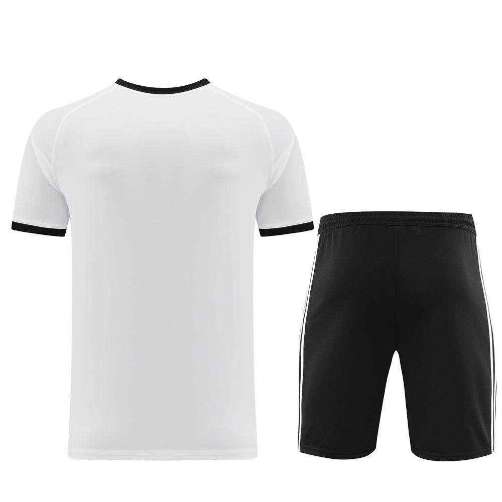 AD07 white shorts suit S-2XL