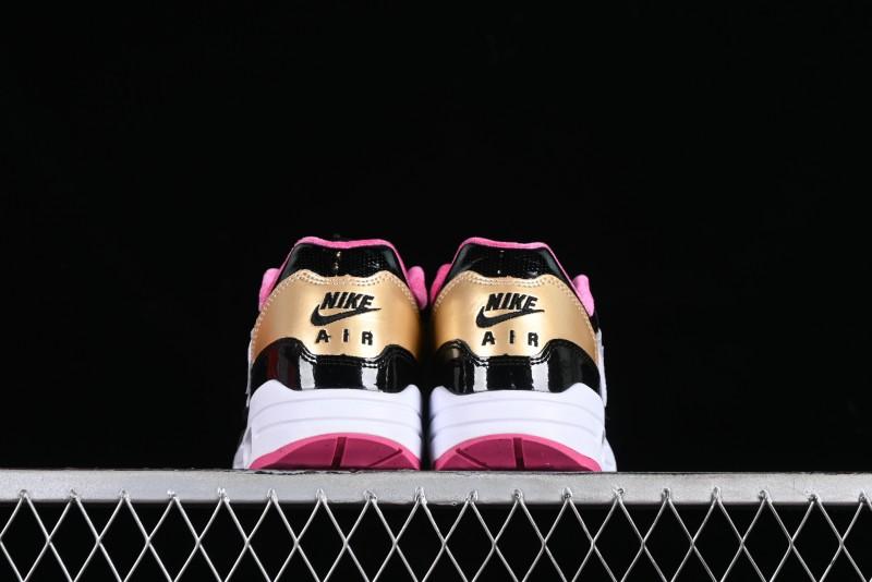Nike Air Max 1 Premium Retro Running Shoes with Half-Sole Air Cushion - HJ3966-100