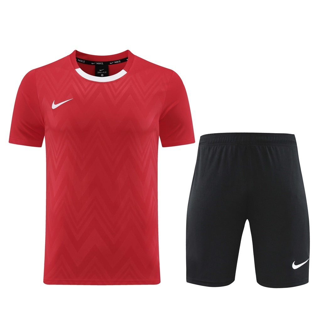 ND06 red shorts suit S-2XL