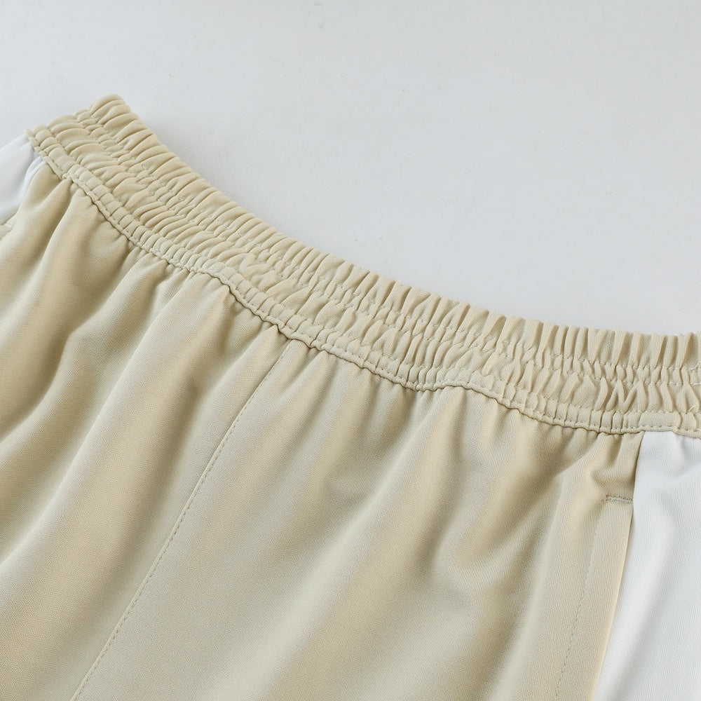 PD01 apricot pants suit S-2XL