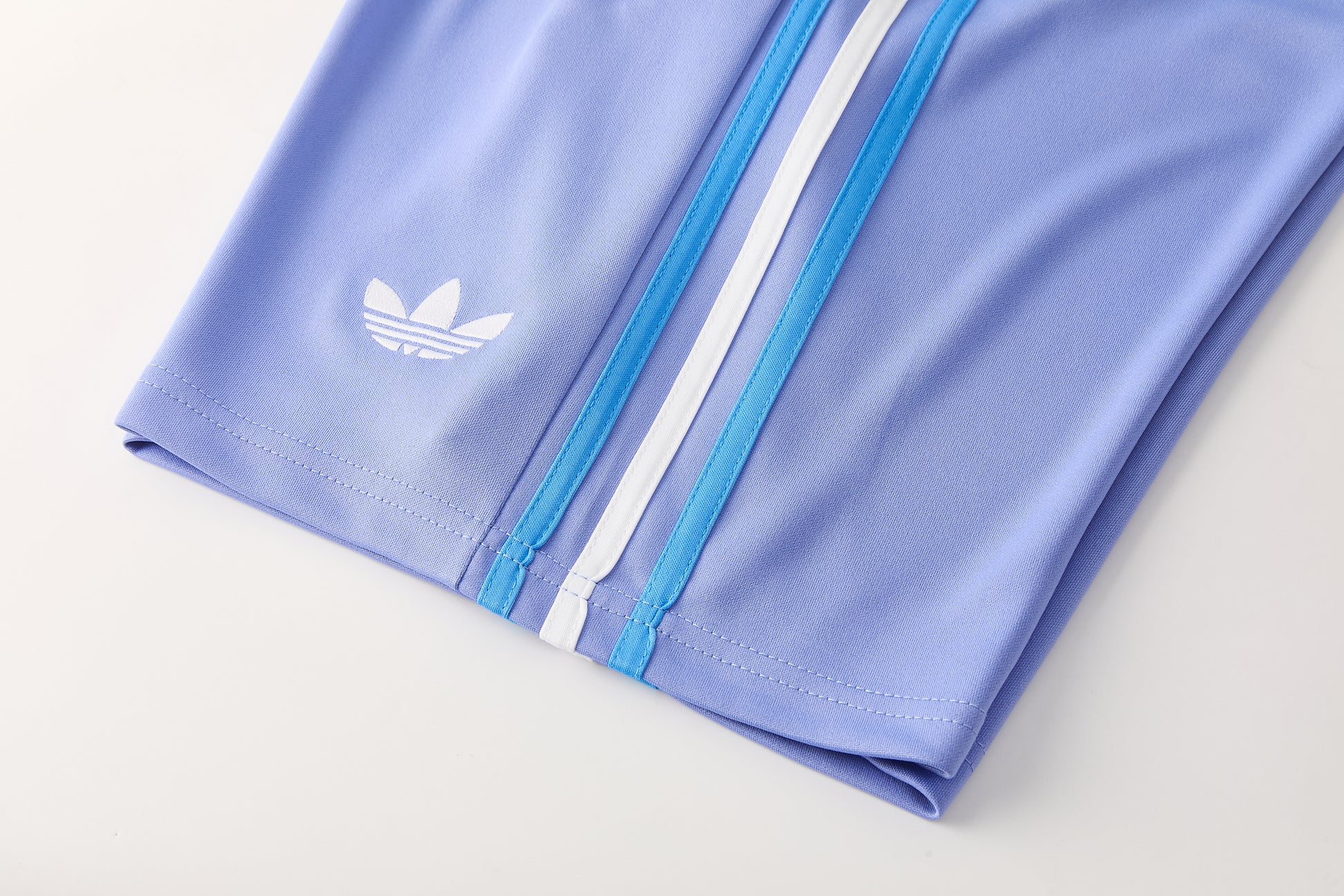 AD11 purple and blue short-sleeved suit S-2XL