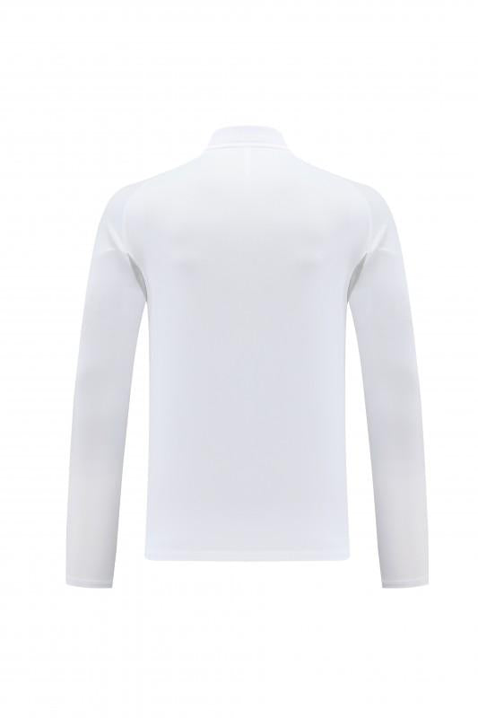25/26  Adidas White Full zipper Jacket Tracksuit+ long pants