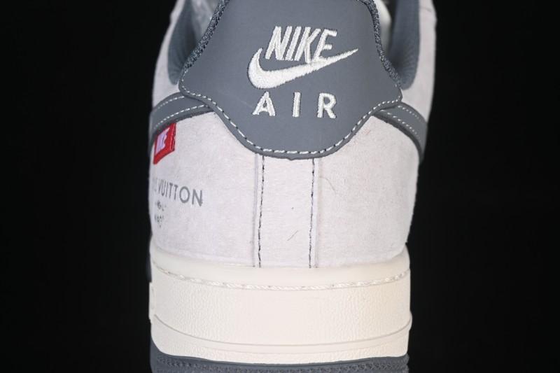 Nike Air Force 1 '07 Low LV Collaboration Grey Hook Woven Label Casual Sneakers - CX5050-Y25