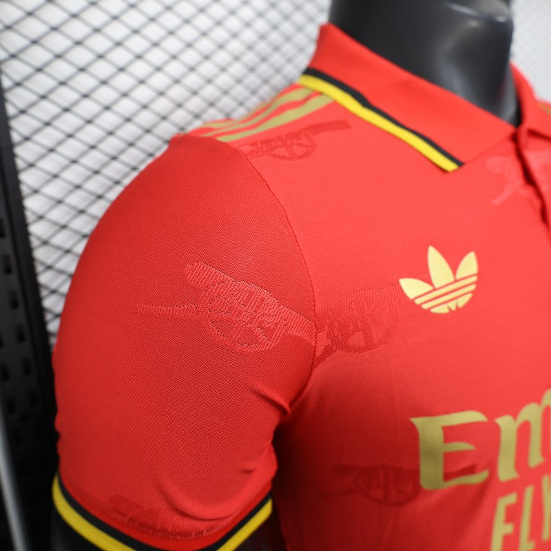 Player Version 25/26 Arsenal Red with Classic Design Jersey