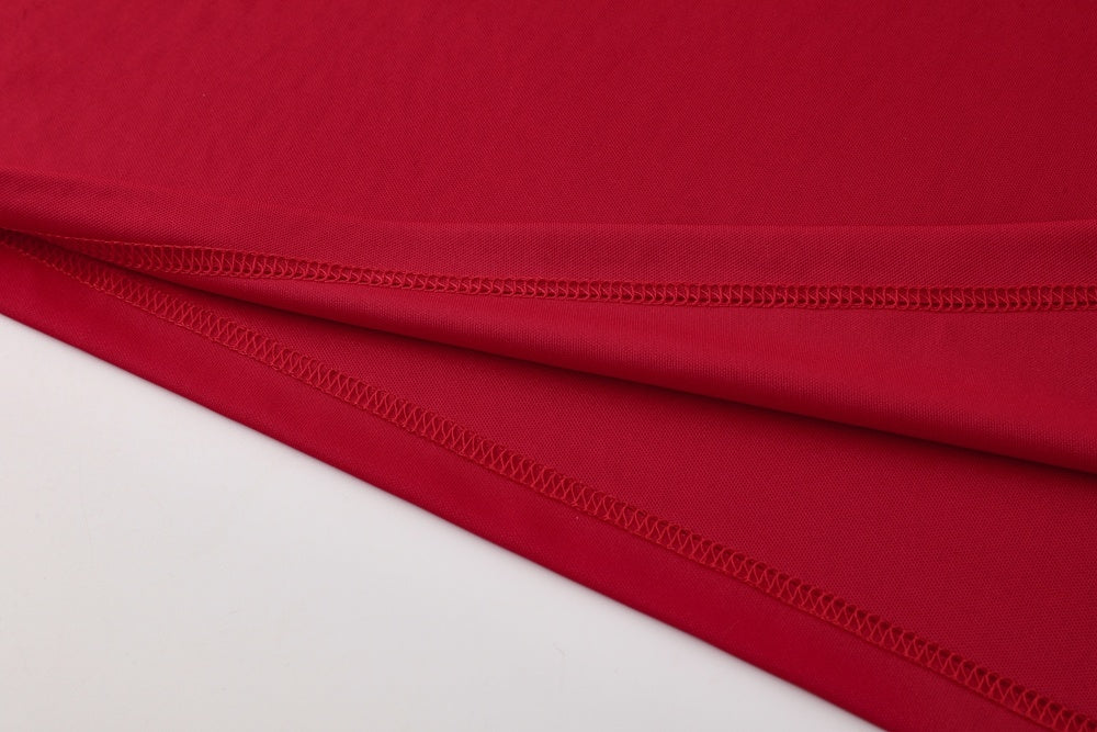 AD10 red shorts suit S-2XL