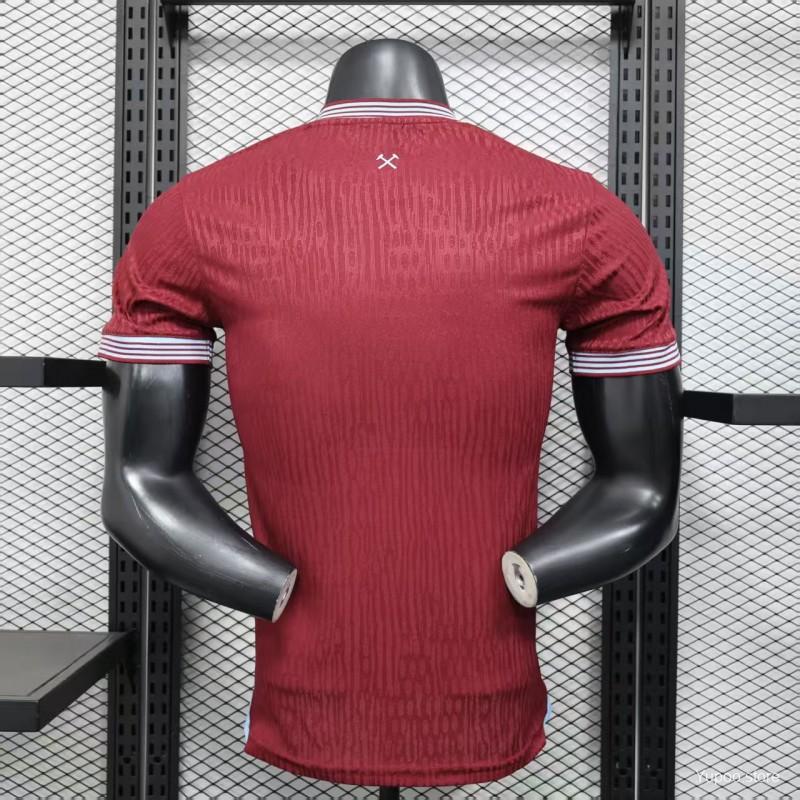 Player Version 25/26 West Ham Home Jersey