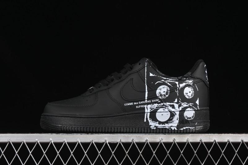 Nike Air Force 1 Low CDG Collaboration Casual Sneakers - 923044-101
