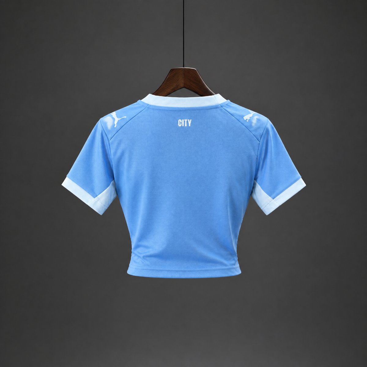 26/27 Manchester City Home Blue Women Crop Jersey