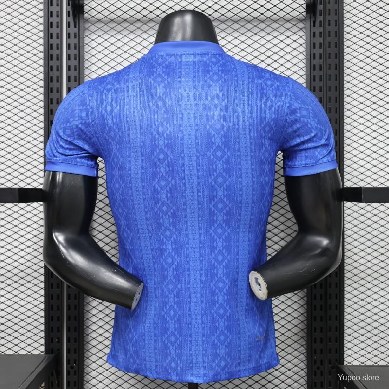 Player Version 2026 Brazil Away Blue Special Edition Jersey