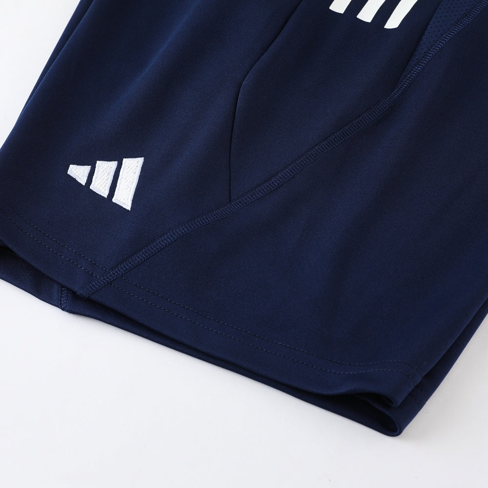 AD03 sapphire blue shorts suit S-2XL