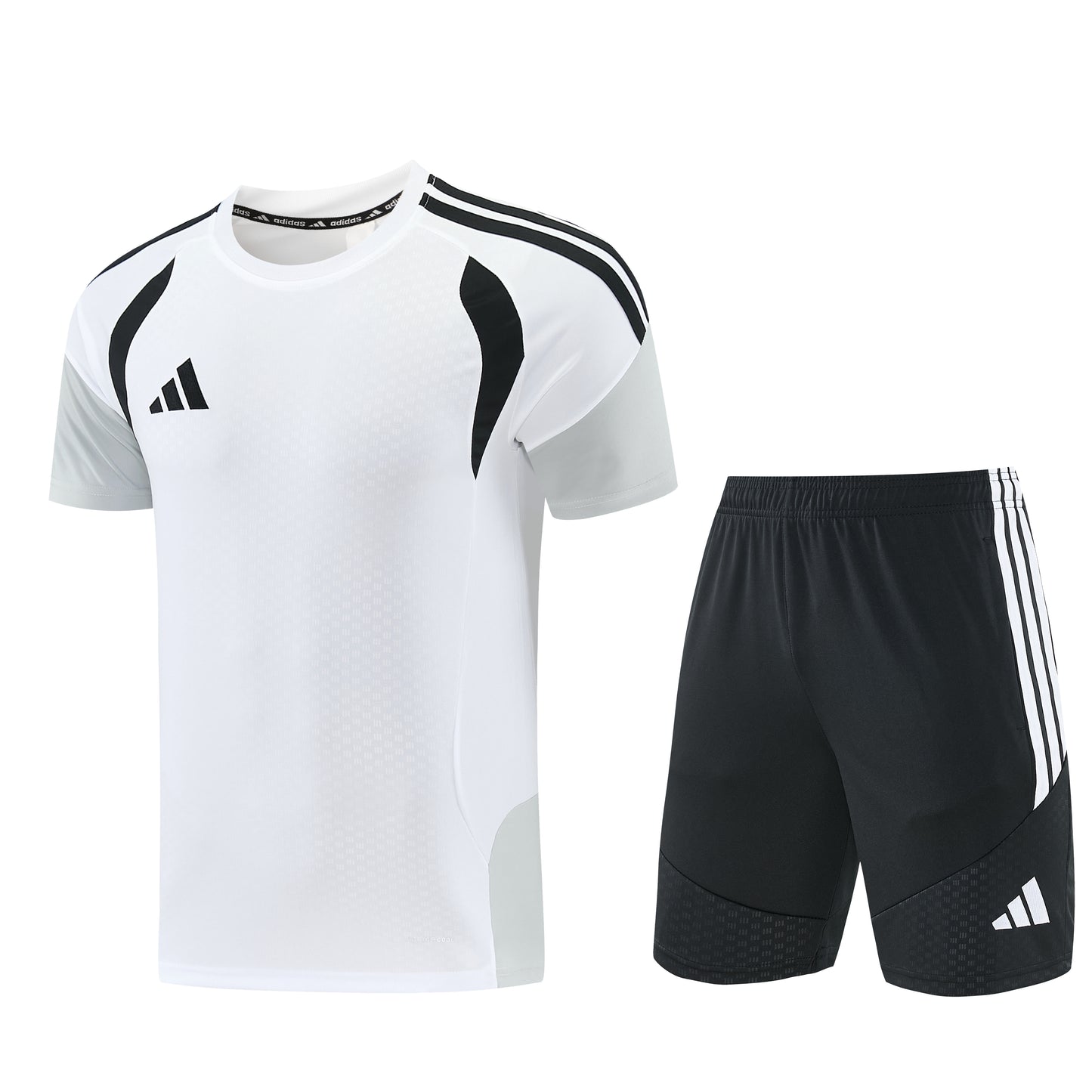 AD12 white short-sleeved suit S-2XL