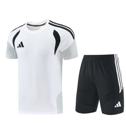 AD12 white short-sleeved suit S-2XL