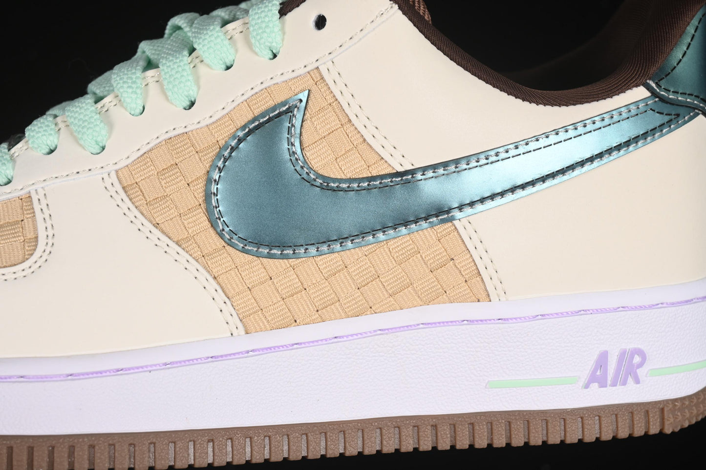 Nike Air Force 1'07 Low Casual Sneakers with Full-Length Air Cushion - IB5722-100