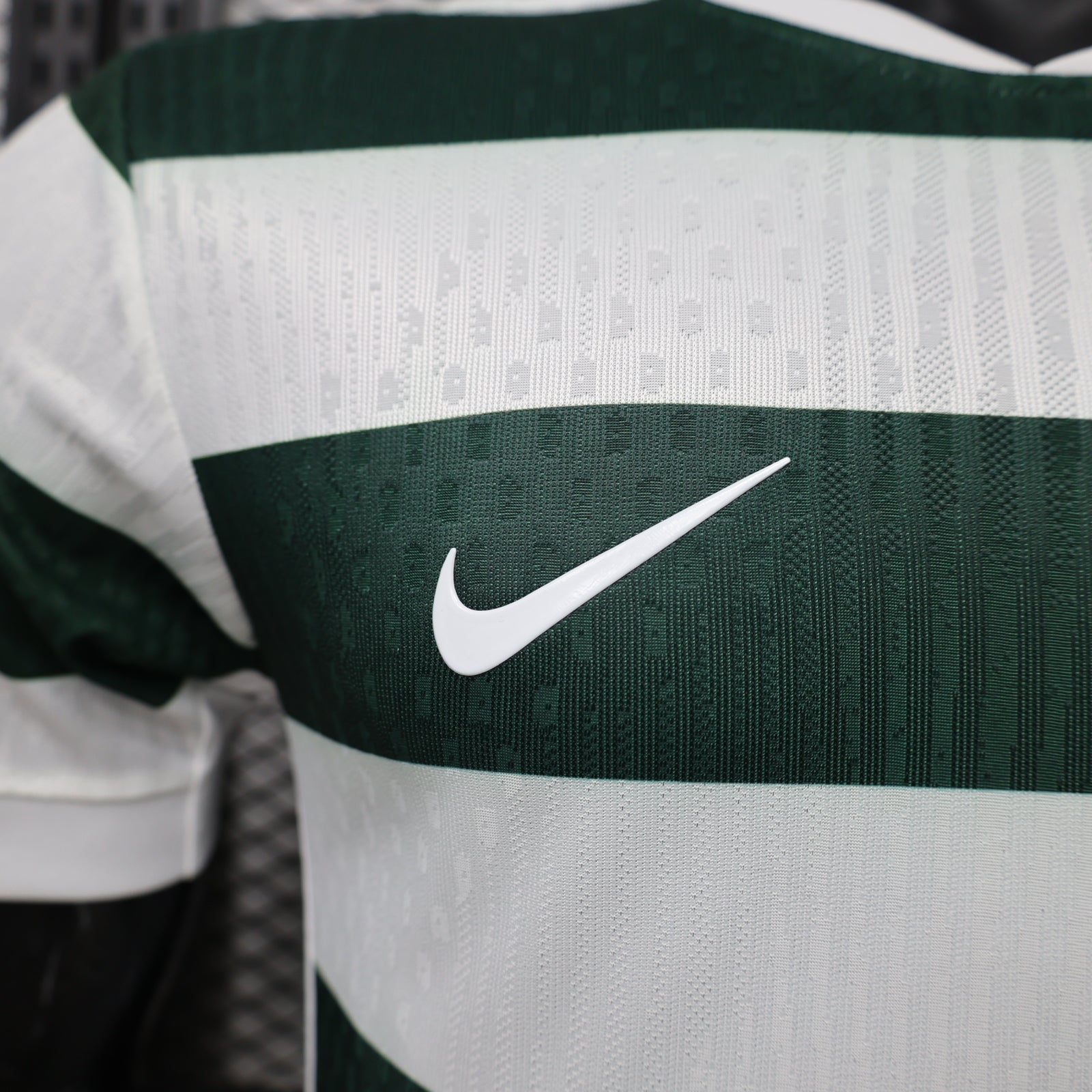 Player Version 26/27 Sporting Lisbon Home Green Stripes Jersey