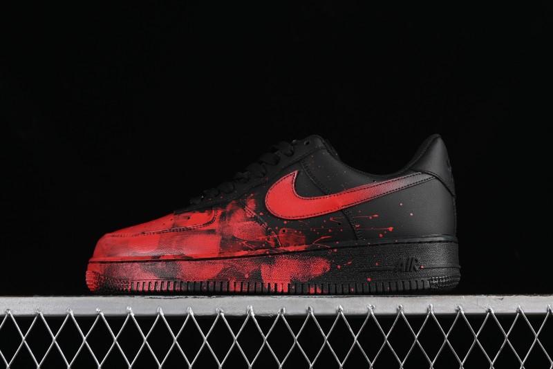 Nike Air Force 1 '07 Low 2D Hand-Painted Anatomy Scene Casual Sneakers - CW2288-011