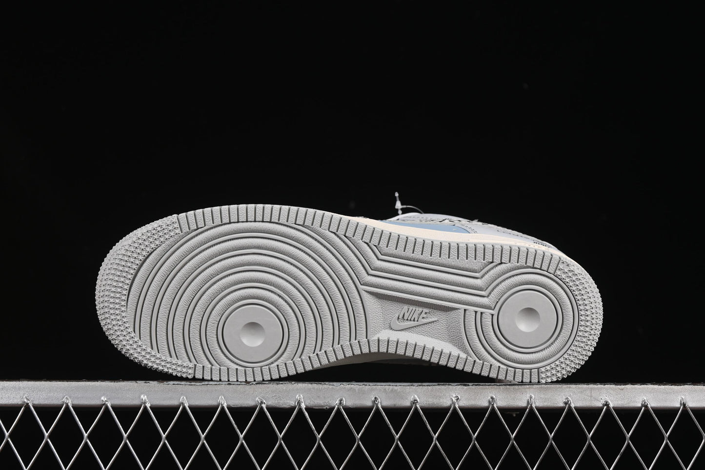 Nike Air Force 1'07 Low LV Collaboration Grey Blue Stone Texture Casual Sneakers - ZH2598-307