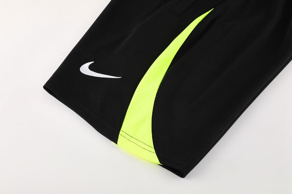 ND07 black and green shorts suit S-2XL