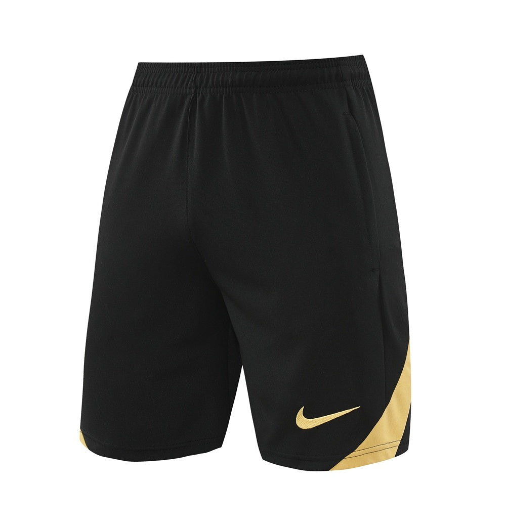 ND05 black gold shorts suit S-2XL