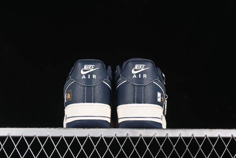 Nike Air Force 1 '07 Low The North Face x CDG Dark Blue Casual Sneakers - KK1988-014