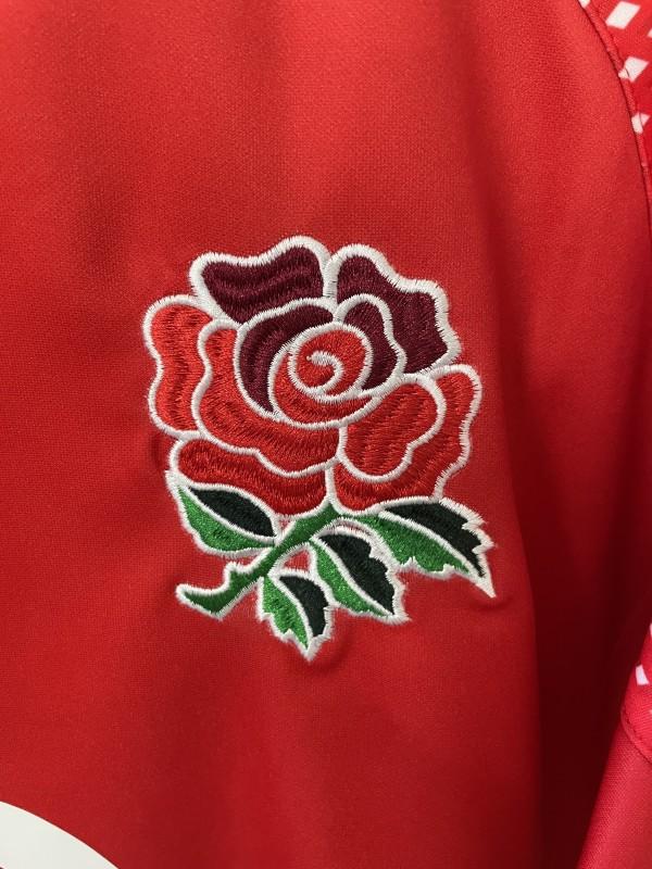 2026 England Red with Geometric Stripe Pattern Jersey