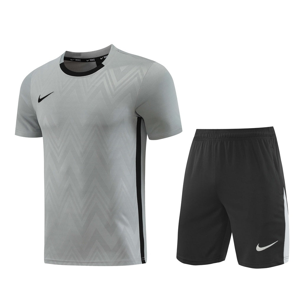 ND06 gray shorts suit S-2XL