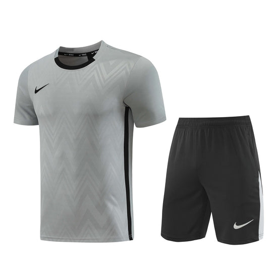ND06 gray shorts suit S-2XL