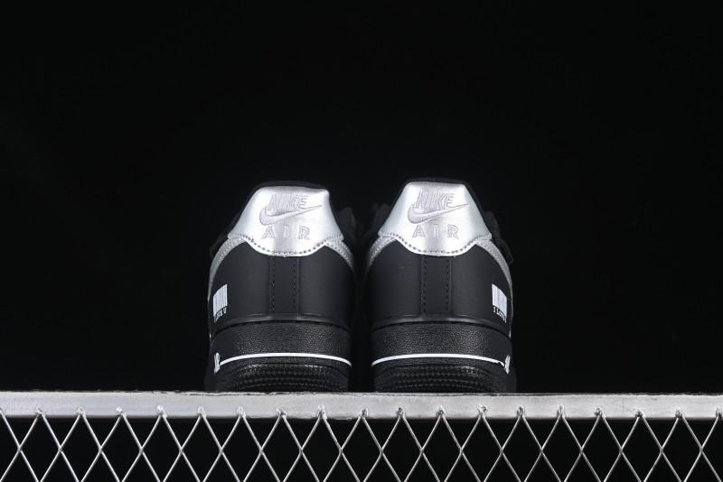 Nike Air Force 1'07 Low Silver Wing Panda Casual Sneakers with Strap - ZH0316-064