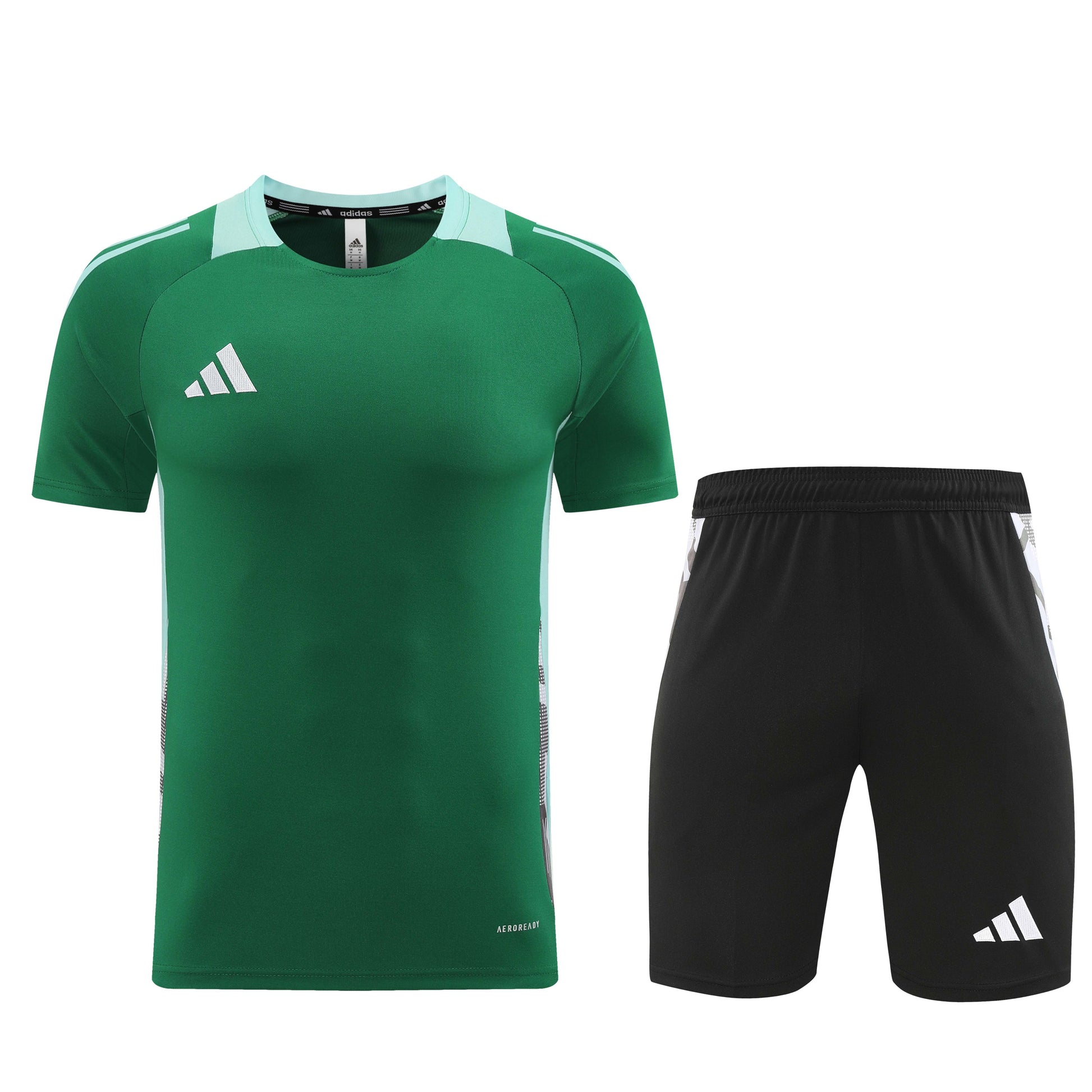 AD08 green shorts suit S-2XL