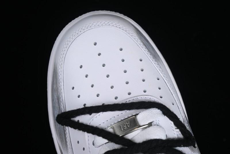 Nike Air Force 1 '07 Low Custom Anime Theme Spray Paint Swoosh Casual Sneakers - ZH0316-011
