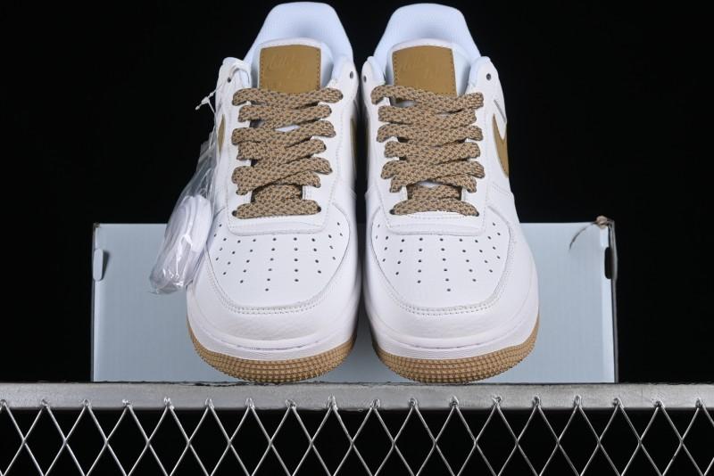 Nike Nocta x Nike Air Force 1 '07 Low "Certified Lover Boy" Khaki Classic Low-Top Casual Sneakers - LO1718-051