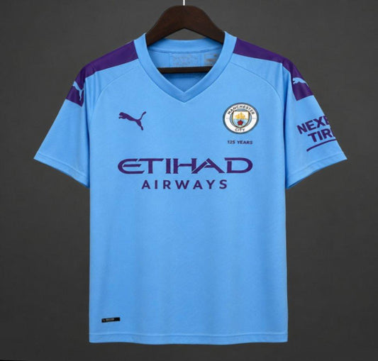 19/20 Retro Manchester City Home Jersey