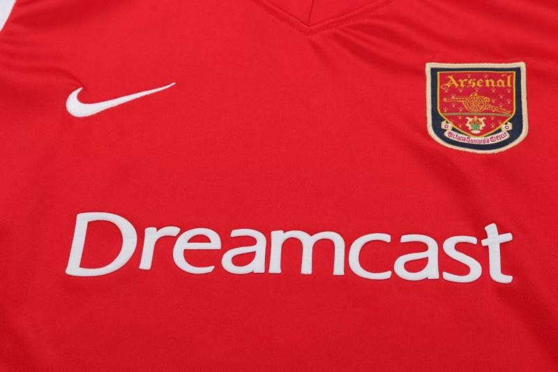 Retro 01/02 Kids Arsenal Red & White Home Jersey