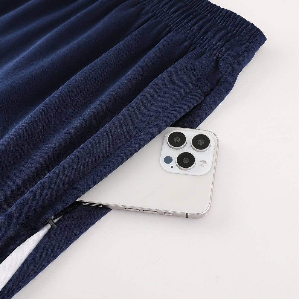 ND06 sapphire blue shorts suit S-2XL