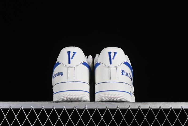 Nike Vlone x Air Force 1 '07 Low Collaboration Light Blue Casual Sneakers - AA5360-011