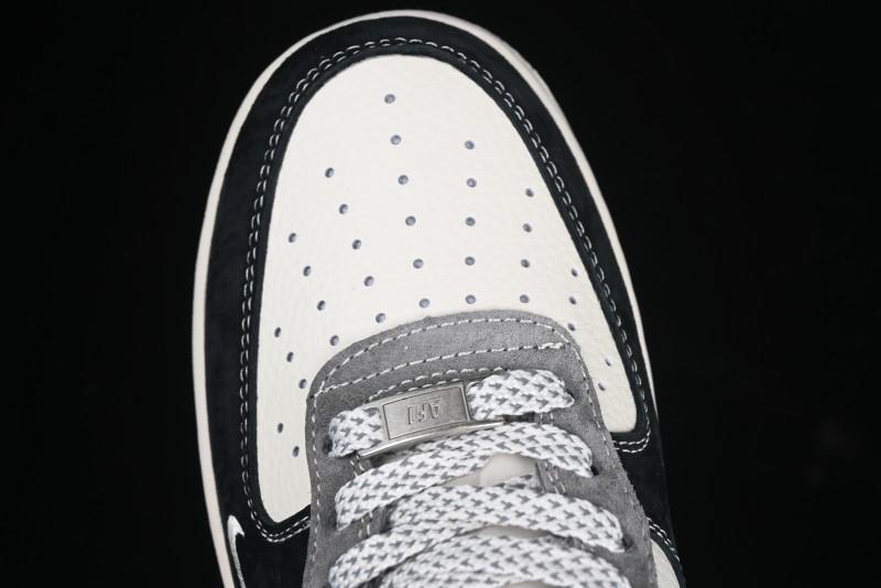 Nike Air Force 1'07 Low The North Face Collaboration Black Beige Grey Casual Sneakers - XZ6188-976