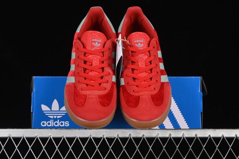 Adidas Originals Gazelle Indoor Sneakers with Thick Sole for Casual Wear Non-Slip耐磨 Low-Top Board Shoes - IG6786