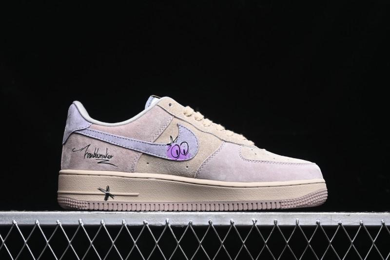 Nike Air Force 1 '07 Low Purple Taro Demon Casual Sneakers - ZB2121-301