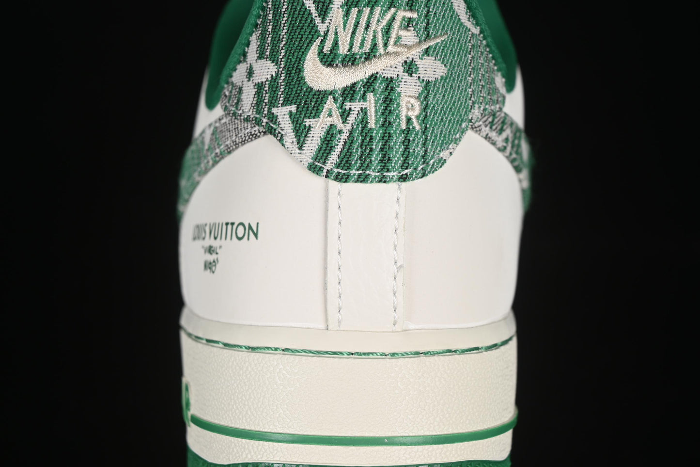 Nike Air Force 1 '07 Low LV Collaboration Green Denim Casual Sneakers - SC9207-538