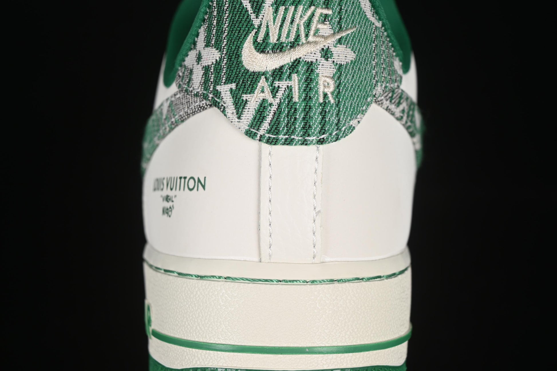 Nike Air Force 1 '07 Low LV Collaboration Green Denim Casual Sneakers - SC9207-538